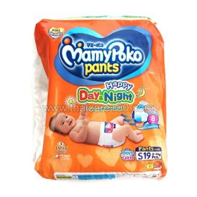 Japanese panty-diapers Mamy Poko Happy Day & Night S (4-8 kg) 19 pieces