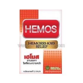 Natural capsules from hemorrhoids Hemos Hemorrhoid Relief