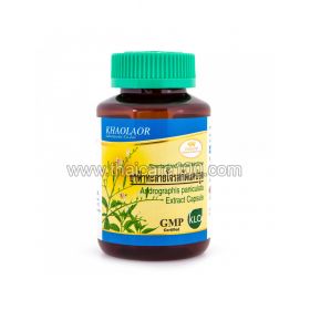 Capsule against fever and cold Khaolaor Andrographis Paniculata Extract Capsule