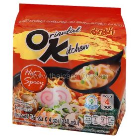 Mama Oriental Kitchen Hot & Spicy Flavour Instant Noodles 85g x 4pcs