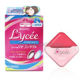 Super drops for eyes wearing lenses Rohto Lycée contact