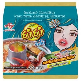 Yum Yum Jumbo Tom Yum Seafood Flavour Instant Noodles 63g x 6pcs