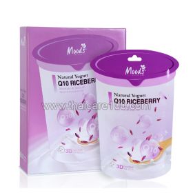 Moods Natural Yogurt Q10 Facial Mask with Milk Protein and Q10