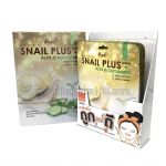 Face mask with snail mucin, aloe vera and cucumber Snail Plus