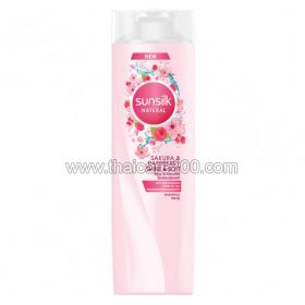 Shampoo for dull hair with sakura and raspberries Sakura & Raspberry Shine & Soft