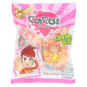 Rice crackers DOZO with cartoon characters