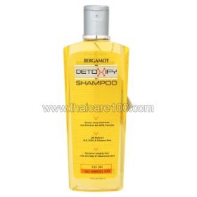 Detox shampoo with bergamot for dry and damaged hair. Bergamot Detoxify