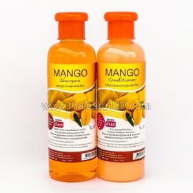 Set Shampoo + Banna conditioner with natural oil Mango