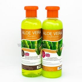 Set Shampoo + Conditioner with natural Aloe Vera from Banna for damaged hair