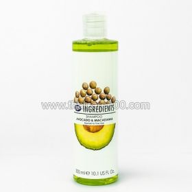 Shampoo with Macadamia and avocado Ingredients from Boots for fine and dry hair