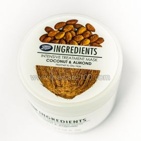 Mask for dry and normal hair's coconut and almonds from Boots Ingredients