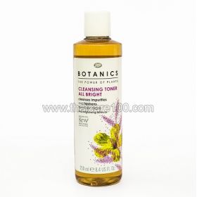 Revitalizing tonic for skin with enlarged pores Botanics all bright Cleansing toner