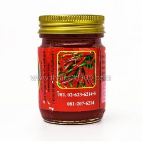 Warming balm on the basis of chile pepper oil