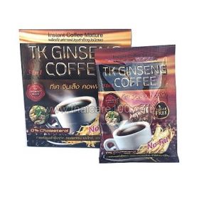 Coffee beverage with ginseng TK Ginseng Instant Coffee Mixture