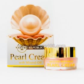 Face cream with pearl extract and mineral oils Pearl Ream Nature Republic