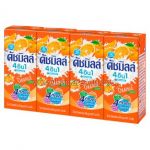 Drinking yoghurt with fruit juice Dutch Mill 4in1