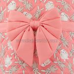 Bag NaRaYa Rabbit with print and quilted ribbon