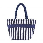 Naraya Striped Quilted Handbag with Bow