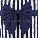 NaRaYa Navy Quilted Bag with Bowknot