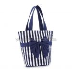 NaRaYa Navy Quilted Bag with Bowknot