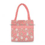 Bag NaRaYa Rabbit with print and quilted ribbon