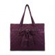 Quilted satin bag with bow NaRaYa Bordo