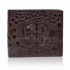 Genuine leather crocodile purse