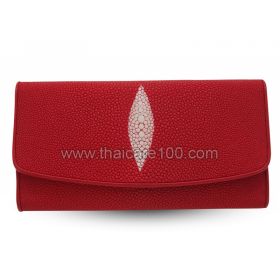 Women's purse made of genuine leather