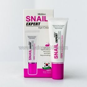 Anti-aging eye cream with snail mucin Mistine Snail Expert Eye Cream