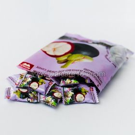 Thai chewy candy with mangosteen Mit Mai