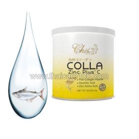 Real collagen for body strength and youthful skin COLLA Zinc Plus C