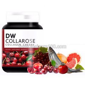 Collagen capsules with DW Collarose cherry for youthful skin