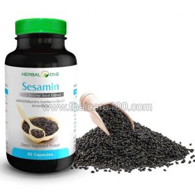 Sesamin Herbal one black sesame capsules for the treatment of cardiovascular diseases