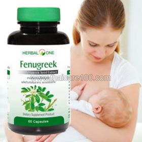 Herbal One Fenugreek Seed Extract Capsules to Increase Lactation