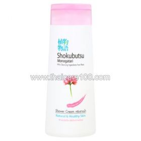 Shower cream with milky-floral aroma Shokubutsu Monogatari Chinese Milk Vetch