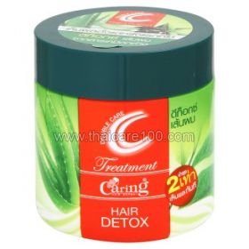 Detox mask with aloe vera and white tea Caring Double Care Hair Detox Treatment