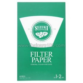 Filter paper for natural ground coffee