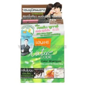 Color shampoo Lolane N6 (golden brown)