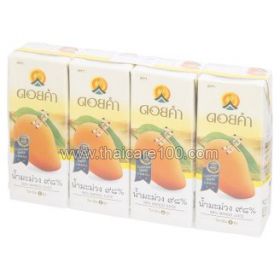 Natural juice of ripe mango Doi Kham 98% Mango Juice (4 pieces)