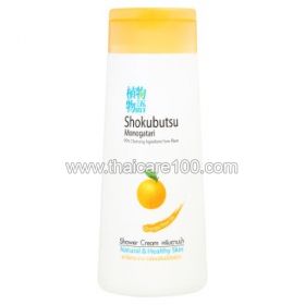 Shower cream with orange oil Shokubutsu Monogatari Orange Peel