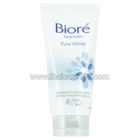 Foam for washing for bleaching of skin prone to pigmentation Bioré Pure White