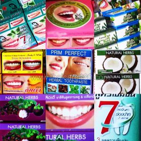 Thai whitening toothpastes in stock