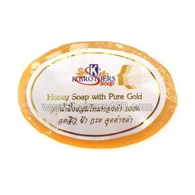 Honey soap with pure gold peptides K.Brothers Honey Soap with Pure Gold