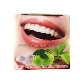 Whitening toothpaste Thai Siam Herb Extra Virgin with leaves Guava and healing salt